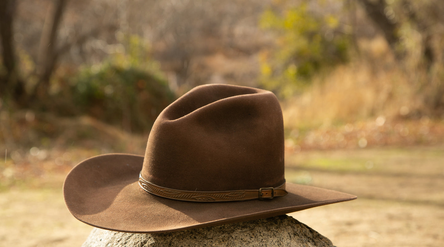 Gus Crown Western in Chocolate Brown