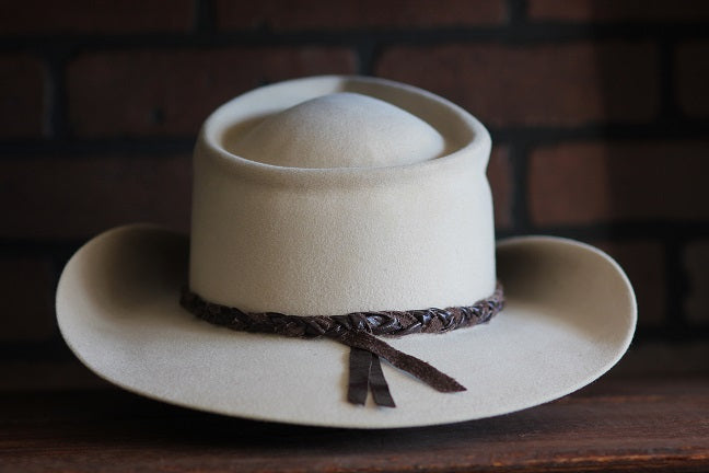 Inspired by the hat made by Baron Hats and worn by Viggo Mortensen in “Hidalgo”